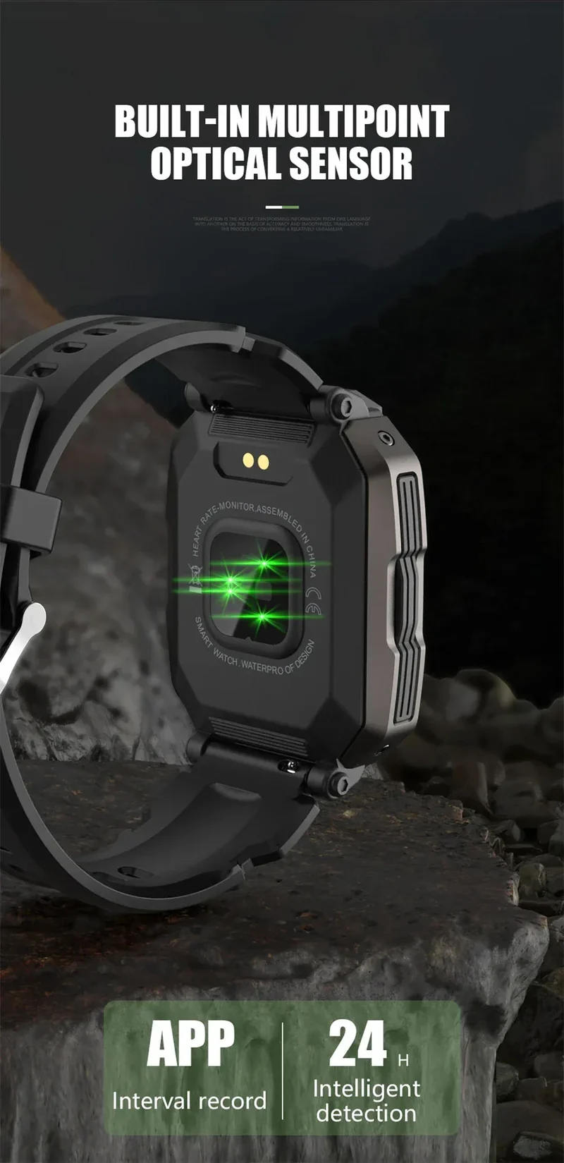 Smart Watch Men Swim IP68 ATM Waterproof Smart Clock Outdoor Sports Fitness Tracker Health Monitor Smartwatch For Android IOS