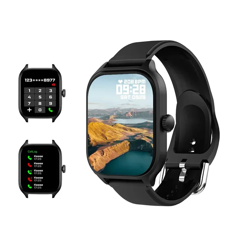 LAXASFIT 2025 New H9 Smartwatch Dial to Answer Calls Calorie Tracking Heart Rate Blood Oxygen Monitoring Bluetooth Smartwatch