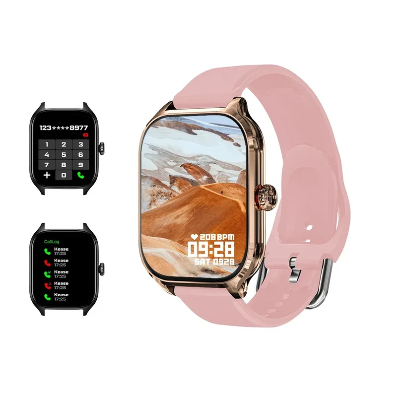 LAXASFIT 2025 New H9 Smartwatch Dial to Answer Calls Calorie Tracking Heart Rate Blood Oxygen Monitoring Bluetooth Smartwatch