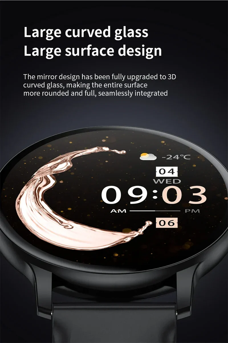 LIGE Smart Watch Women 1.39'' Full Touch Screen Custom Dials Wristwatch Bluetooth Call Blood Oxygen Monitor Sport Smartwatch Men