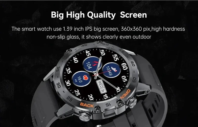 LIGE 2025 ECG+PPG Smart Watch Men 466*466 AMOLED Screen Heart Rate Blood Pressure Body Fat Monitor Bluetooth Call NFC Smartwatch