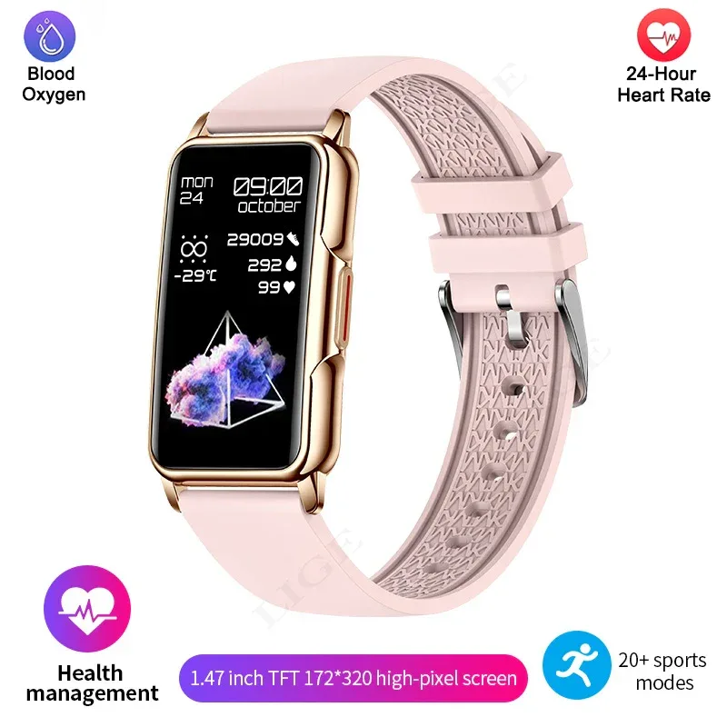 Bluetooth Connected Phone Smart Watch Women Men Music Fitness Sports Bracelet Sleep Monitor Man Waterproof Smartwatch Women+Box