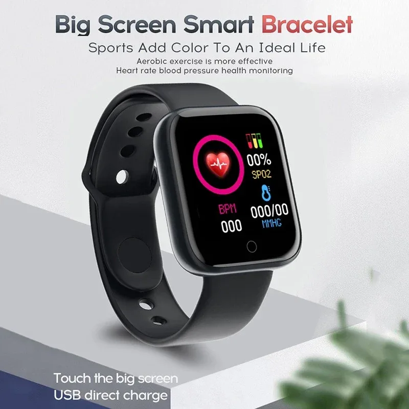 Watch Bluetooth Pro Smart Fitness Tracker Sports Watch Heart Rate Monitor Blood Pressure Smart Watch Bracelet for Android IOS