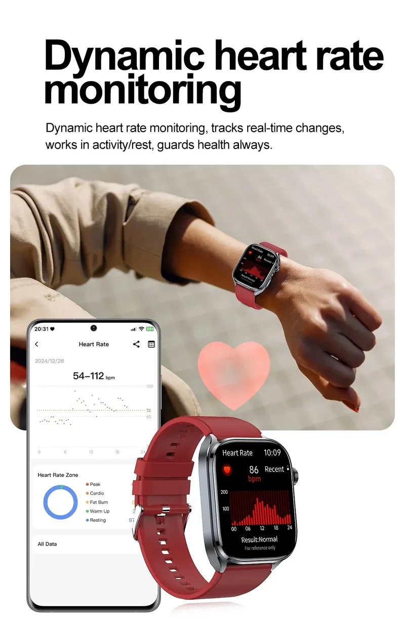 2025 New Accurate ECG Smart Watch Heart Health Analysis Blood analysis Blood Lipid Blood Pressure BT call Smart Watches For Men