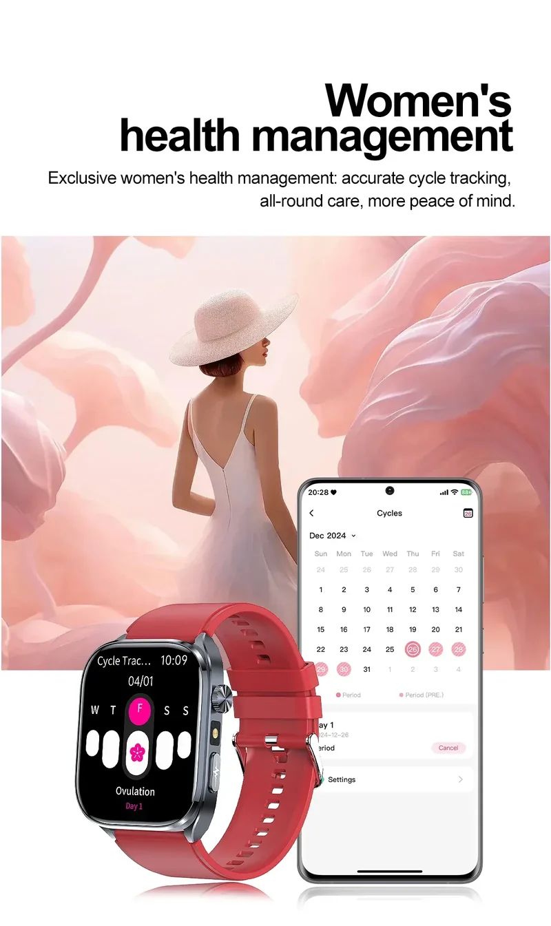 2025 New Accurate ECG Smart Watch Heart Health Analysis Blood analysis Blood Lipid Blood Pressure BT call Smart Watches For Men
