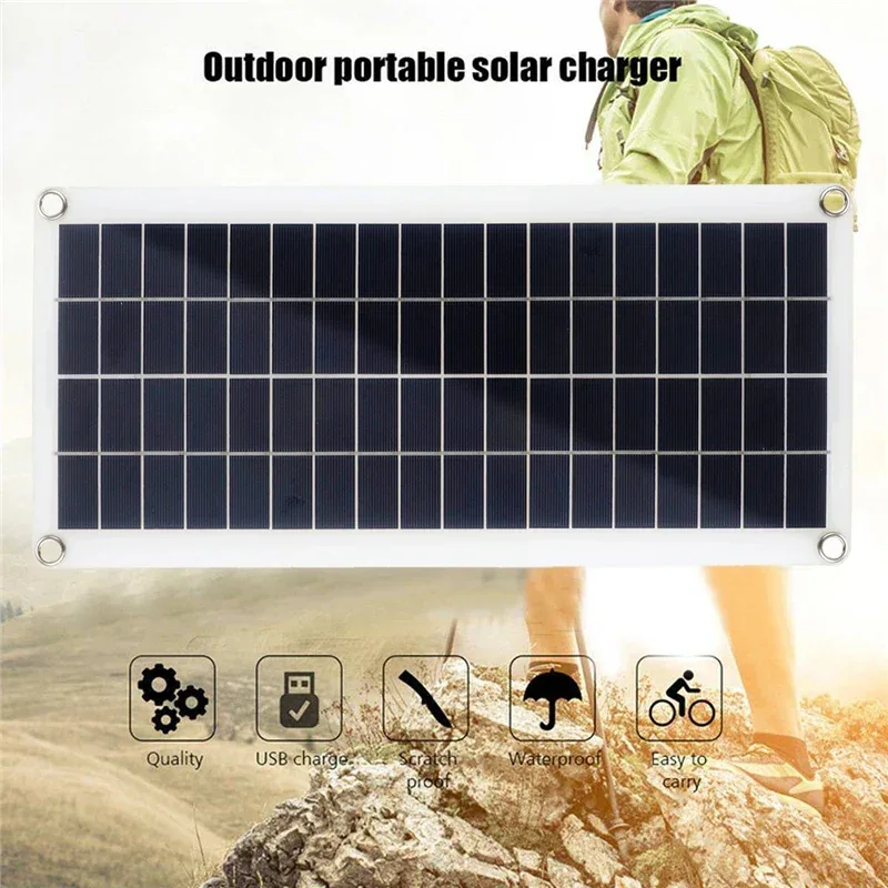 1000W Solar Panel 12V Solar Cell With 60A 100A Controller Solar Charge for Phone RV Car MP3 PAD Charger Outdoor Battery Supply