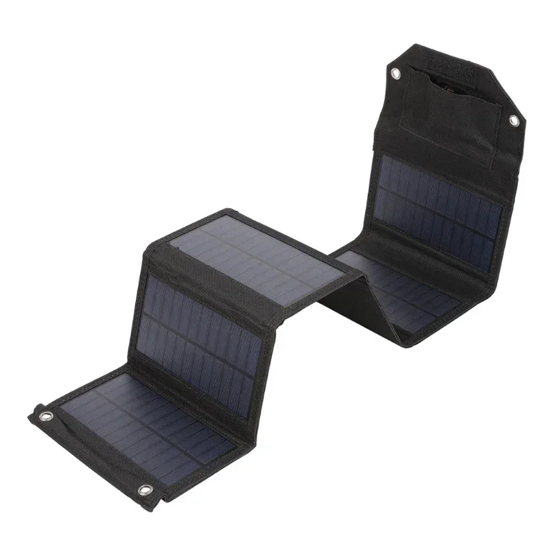 60W 80W 100W Foldable Solar Panel 5V USB Portable Folding Bag Battery Charger for Phone Outdoor Camping Waterproof Power Bank