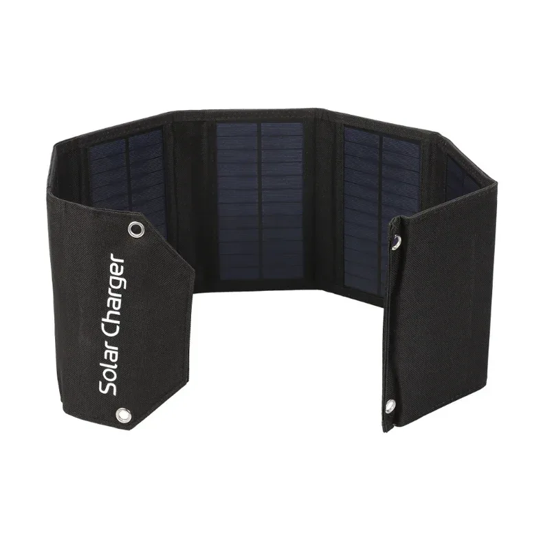 60W 80W 100W Foldable Solar Panel 5V USB Portable Folding Bag Battery Charger for Phone Outdoor Camping Waterproof Power Bank