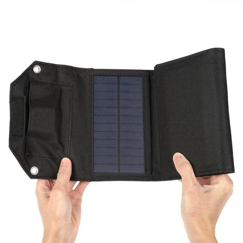 60W 80W 100W Foldable Solar Panel 5V USB Portable Folding Bag Battery Charger for Phone Outdoor Camping Waterproof Power Bank