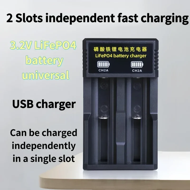 6PCS 10440 LiFePO4 Battery 3.2V 350mAh AAA Battery Charger for Electric toothbrush Electric mosquito swatter Loudspeaker Shaver