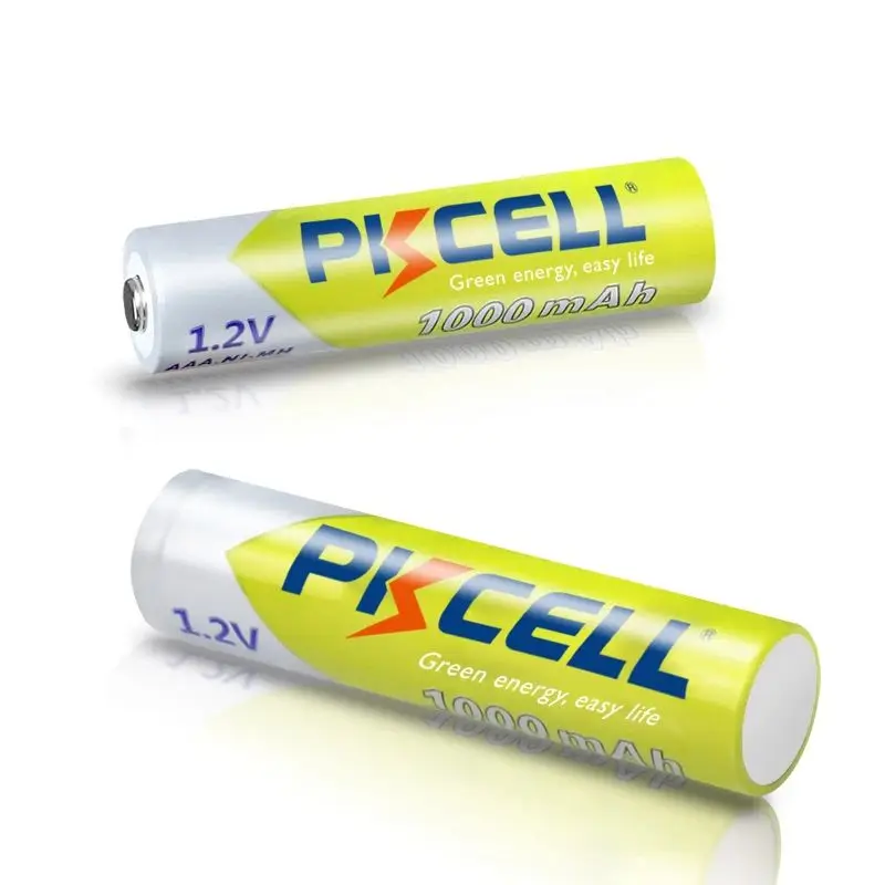 8PC PKcell Rechargeable AAA 1000mAh 1.2V Lithium Batteries 3A NI-MH Rechargeable Battery Suitable For Toys TV remotes Flashlight