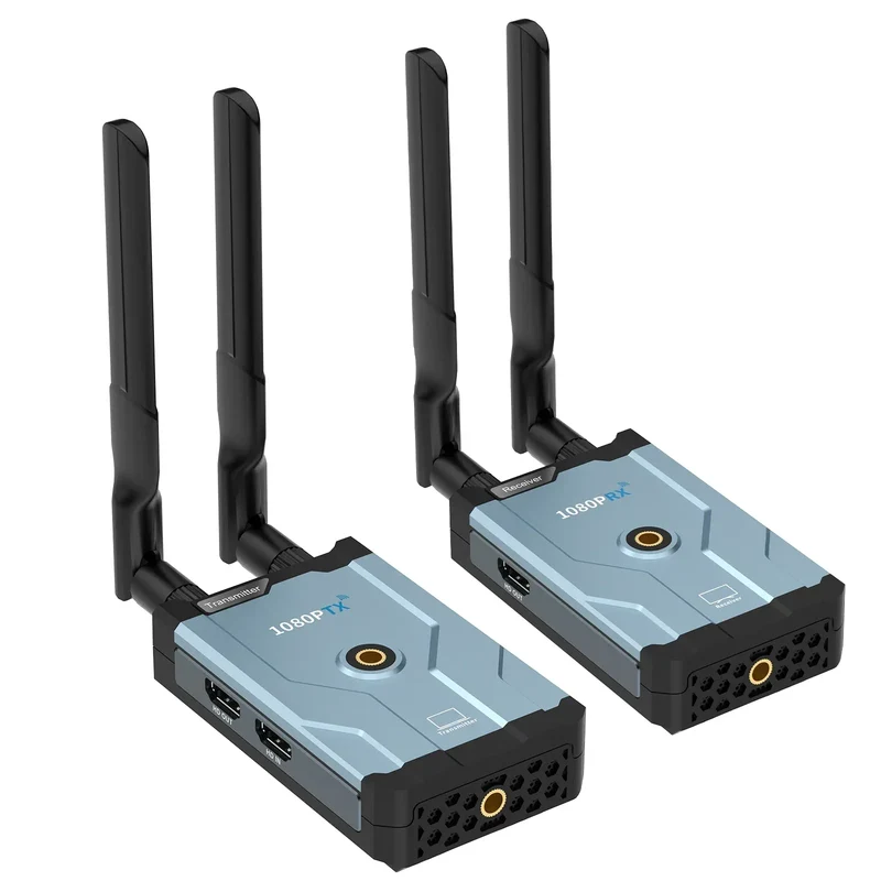 HDMI Wireless Extender 4K/1080P Small Screen (Tablet Laptop Camera) Content To HD Devices Supported with NP-F Series Batteries