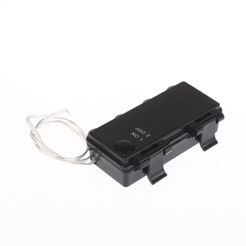 1Pcs 2 Sections AA Battery Holder 3V No.5 Waterproof And Dustproof Battery Cartridge With ON-OFF DIY Accessories