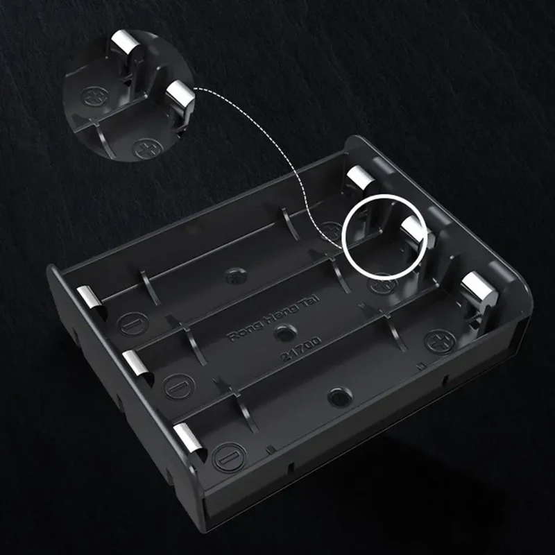 DIY Power Bank Cases For 21700 Storage Box 1p/2p/3p/4p Rechargeable Battery For 21700 Battery Holder Case Box