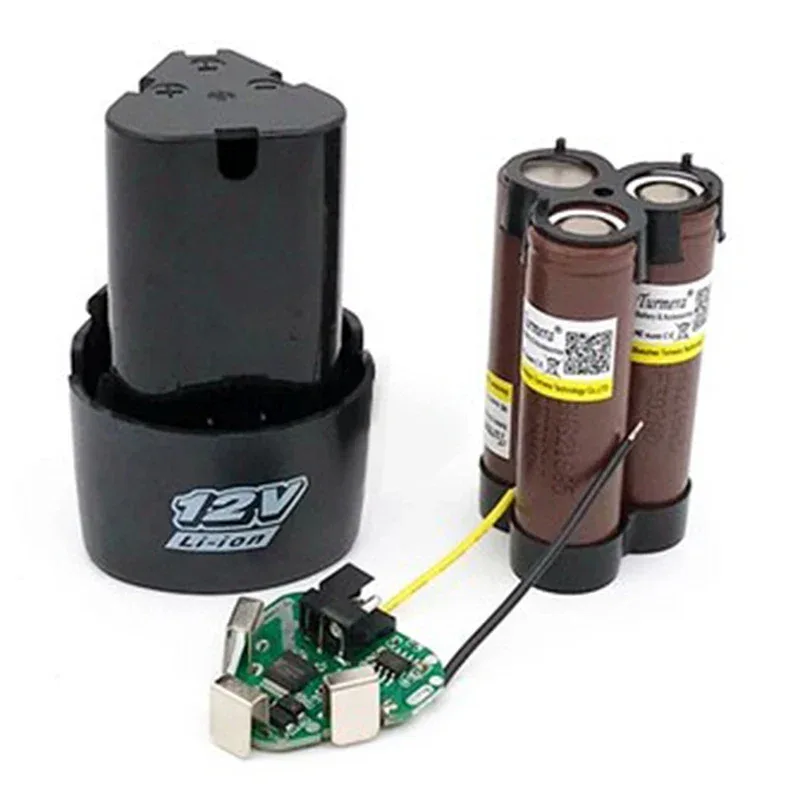 3S 10.8V 12V Screwdriver Power Drill Li-ion Battery Case Circuit Pack Case Holder For Shura Shrika Replacement