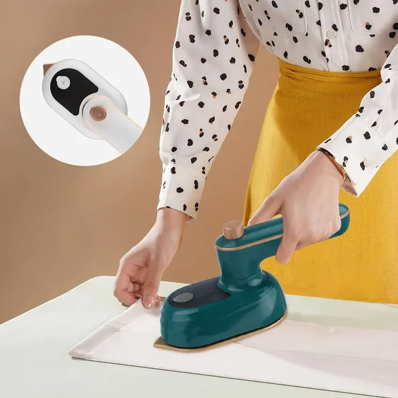 Portable Garment Steamer Rotating Steam Iron Mini Handheld Home Travelling For Clothes Ironing Wet & Dry Ironing Machine
