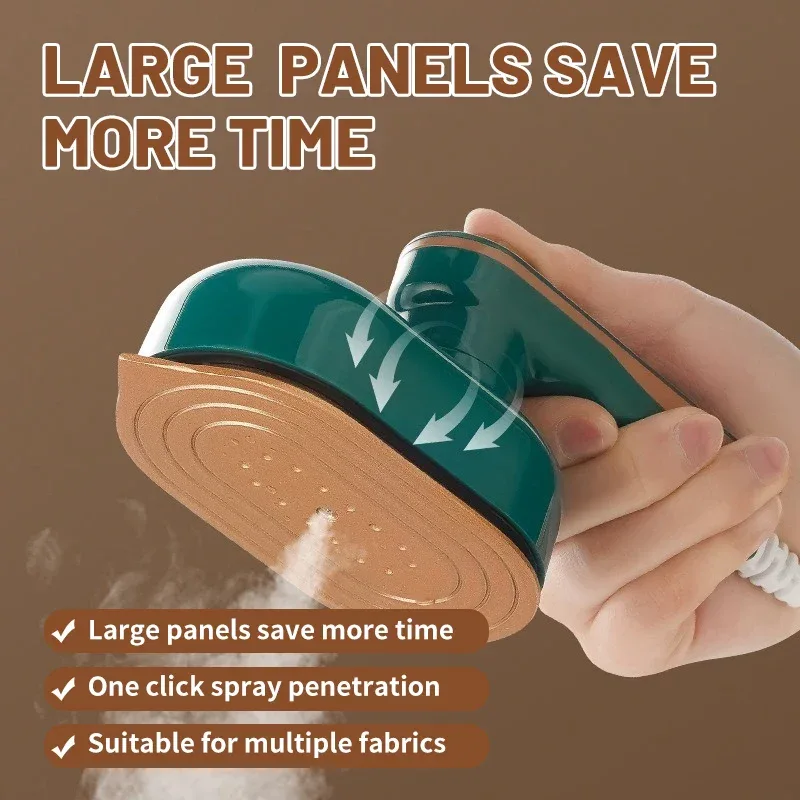 New Household Portable Mini Hanging Steam Iron Machine for Clothing Store and Home Convenient Hand Held Ironing