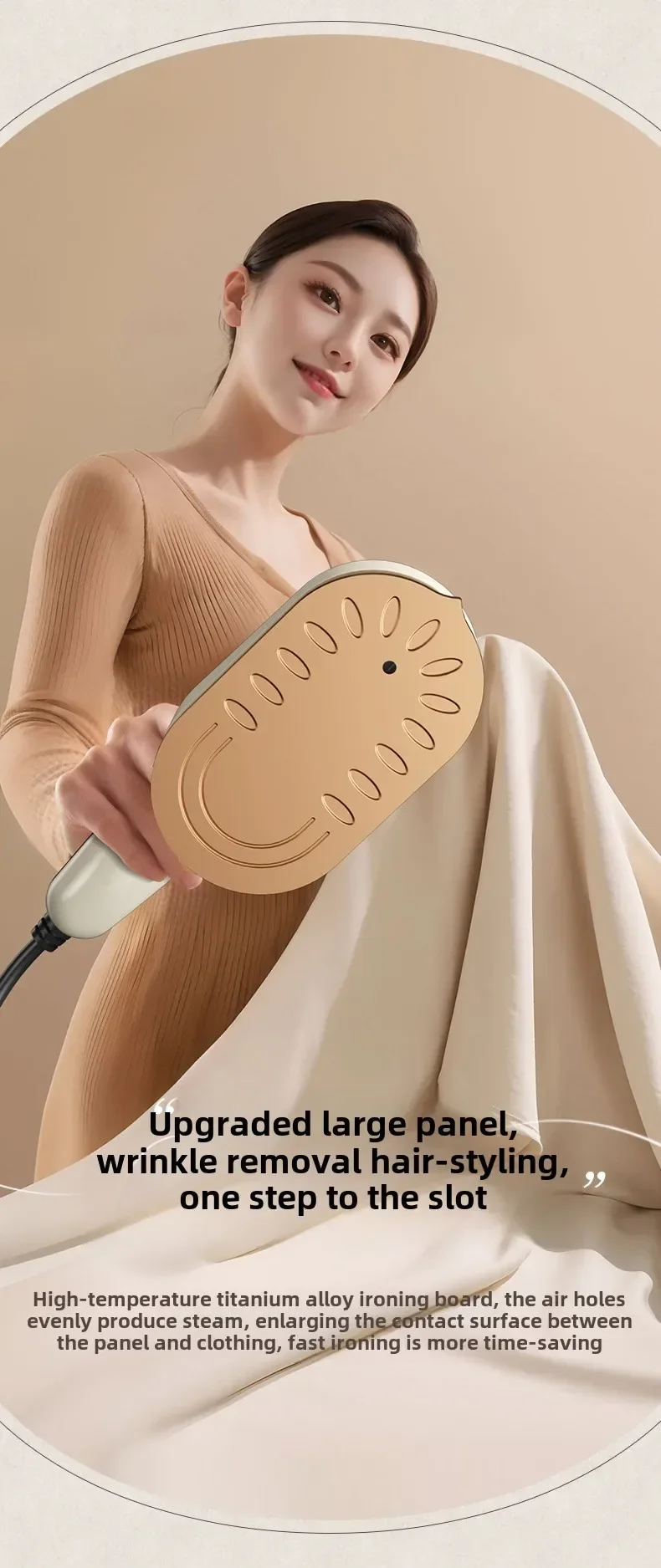 Portable Ironing Machine Handheld Steam Iron Flat and Hang Ironing 2 in 1 Heat Press Clothing Iron Machine Household Steam Iron