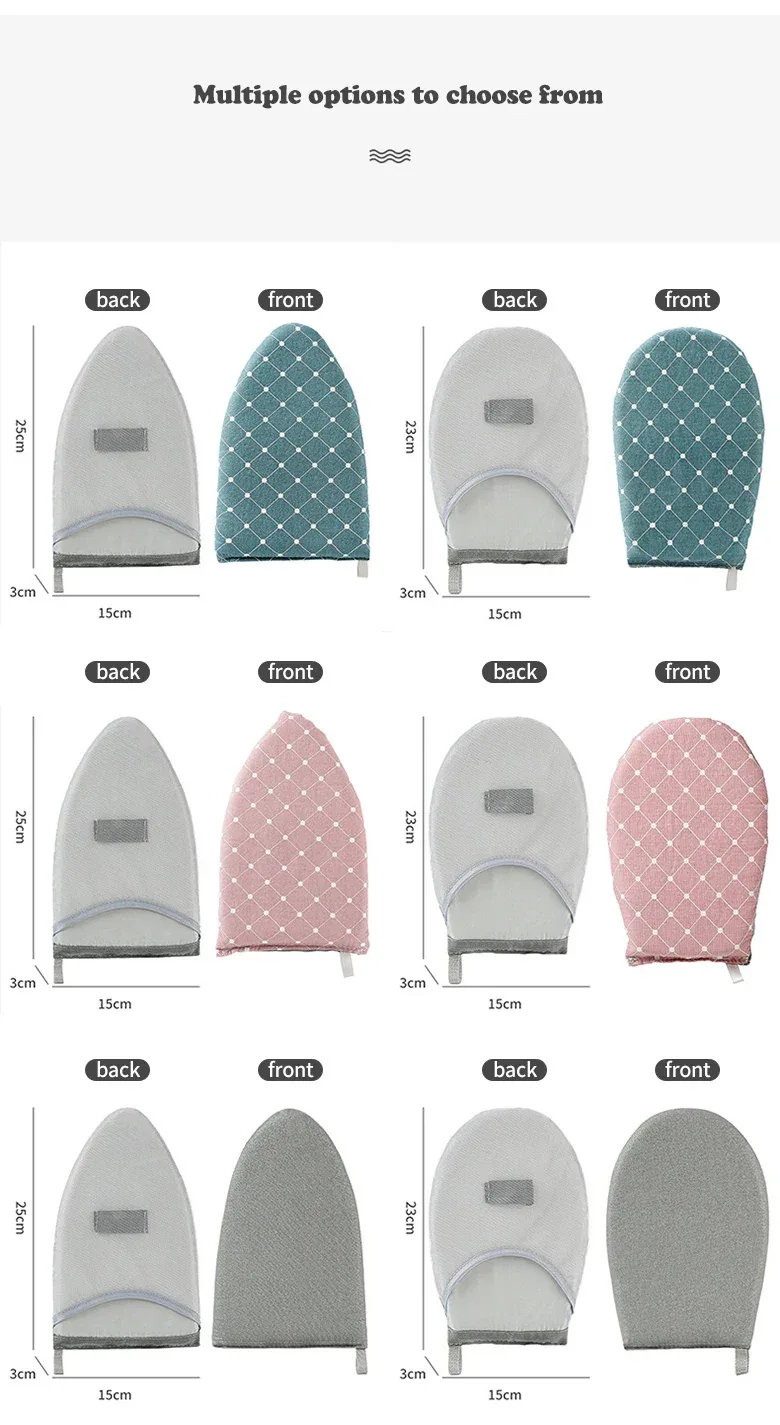 1Pc Fabric Handheld Ironing Board Ironing Board Small Home Ironing Gloves Anti Ironing Household Insulated Handheld Ironing Tray