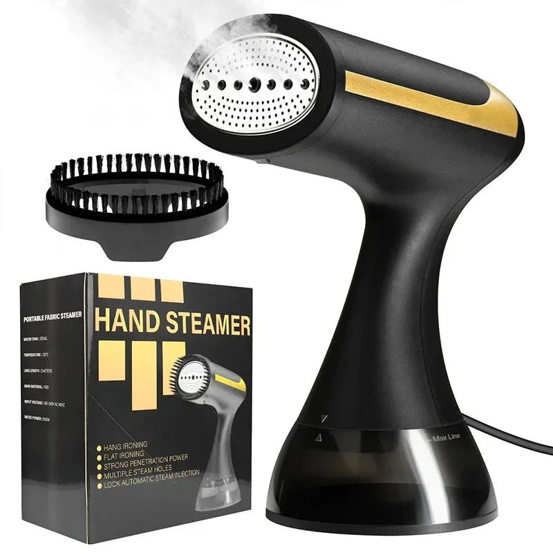 1500W Handheld Steam Iron Fast-Heat Garment Steamer Foldable Ironing Machine Household Electric Fabric Steamer for Home Travel