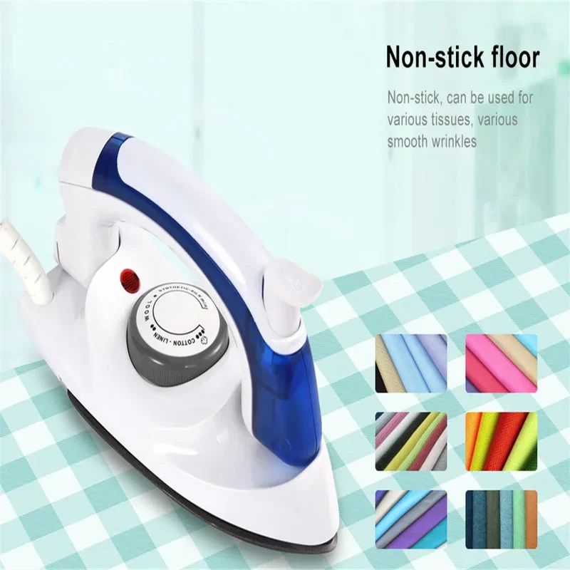 700W Hot Mini Electric Portable Foldable Steam Iron Clothes For Home Travelling Soleplate Utility Tool Cloth EU/US