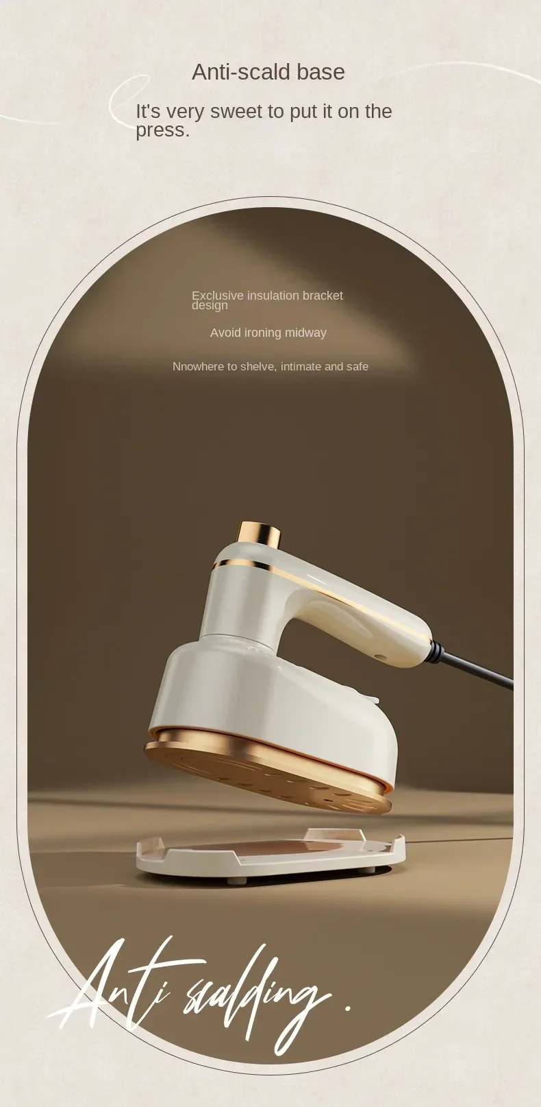 Mini Garment Steamer Steam Iron Handheld Portable Home Travelling For Clothes Ironing Wet Dry Ironing Machine 220V/110V