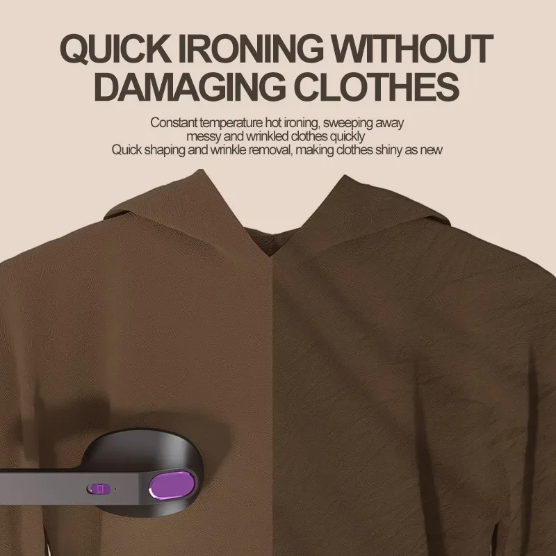 Multi functional handheld iron USB mini hanging iron fast heating travel with handle home clothing fabric ironing machine