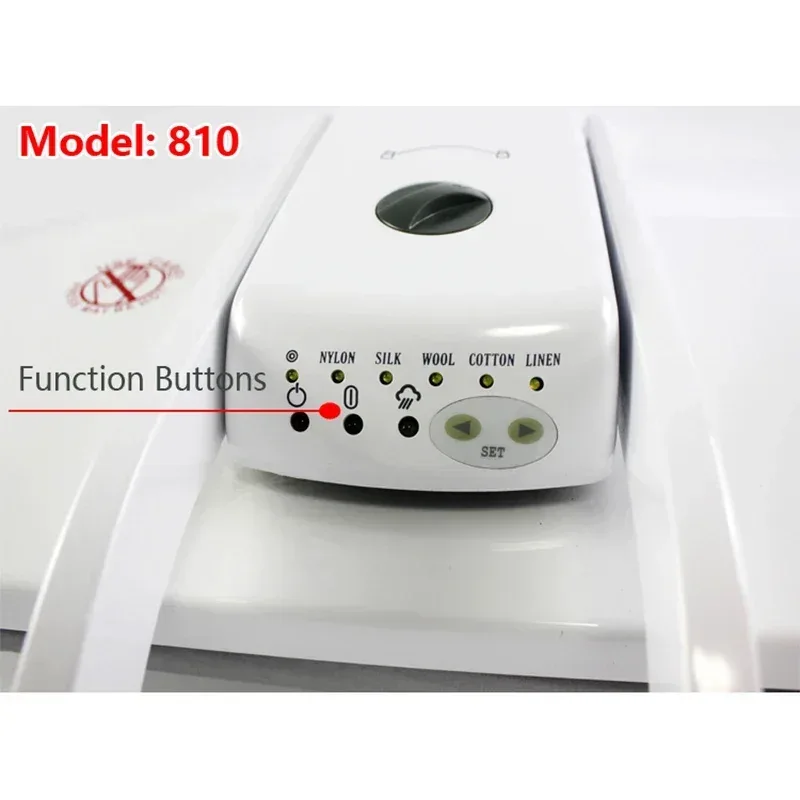 Steam Iron Family Hotel Commercial Large Area Ironing Machine Model 810 Table Steam Ironing Machine 1600W Dry Press for Laundry