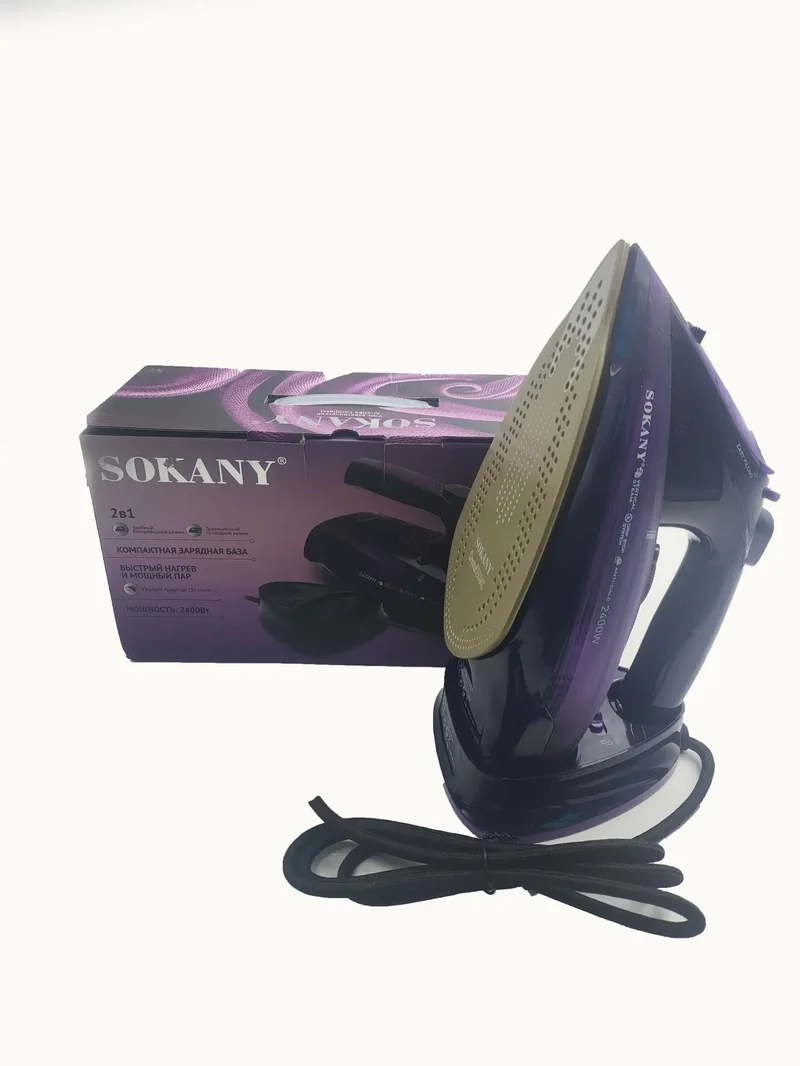 Handheld Electric Iron Cordless Steam Ironing Machine Wired Wireless Optional Travel Iron with Base for Home And Travel Use