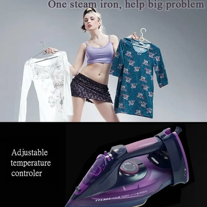 Handheld Electric Iron Cordless Steam Ironing Machine Wireless with Base Electric Iron