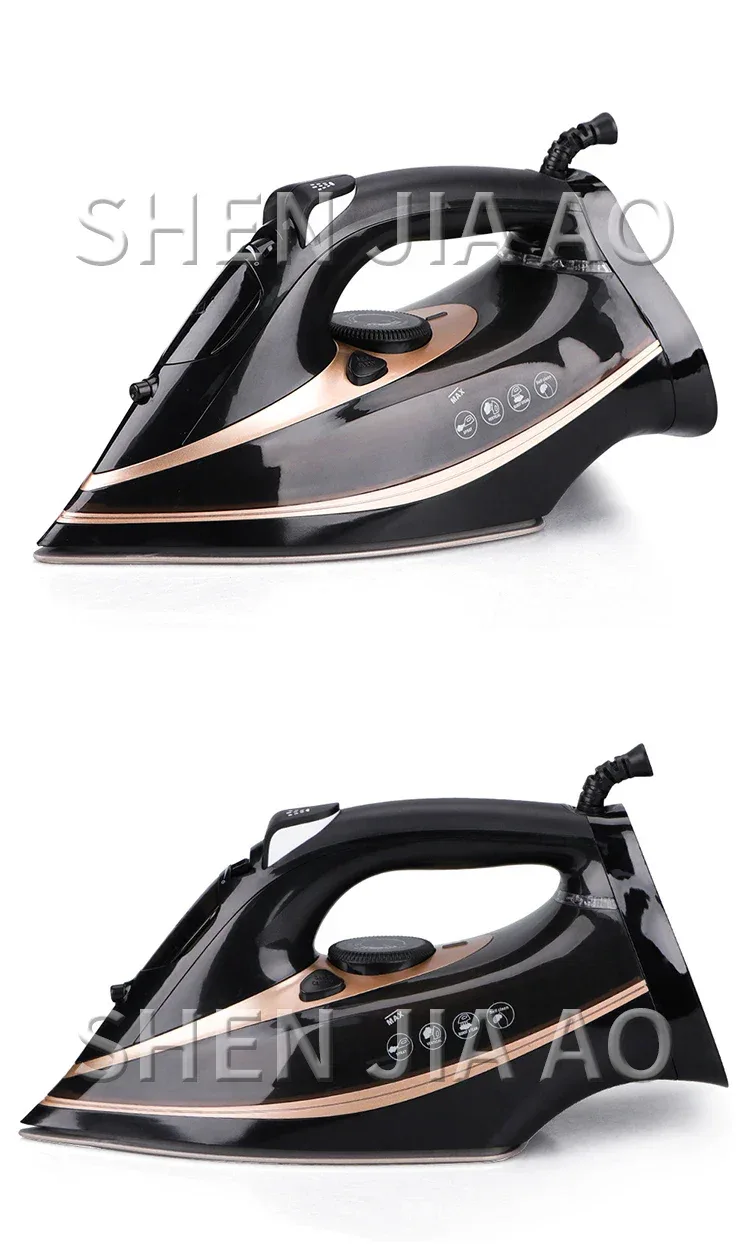 Electric Steam Iron Home Appliance Handheld Cloth Iron for Clothes Ceramic Plate Large Steam 2200W for household