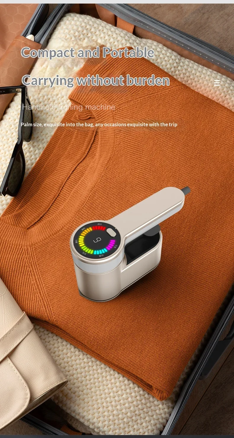 Intelligent Steam Ironing Machine Portable Travel Steamers for Clothes LCD Diplay Screenc Mini Handheld Garment Iron Steamer