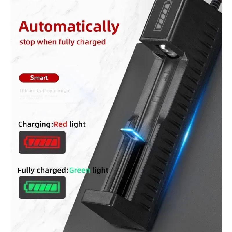 1 / 2 / 4 Slots 18650 Lithium Battery Charger for 18650 Charging 3.7 / 4.2 V Rechargeable Multi-Slot Battery Charger