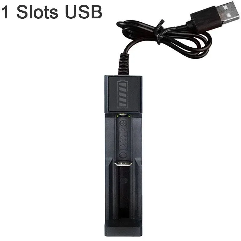 1 / 2 / 4 Slots 18650 Lithium Battery Charger for 18650 Charging 3.7 / 4.2 V Rechargeable Multi-Slot Battery Charger