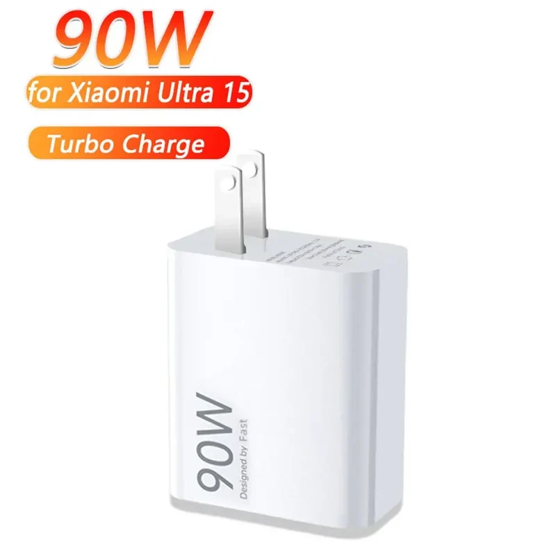 90W Fast Charger For Universal USB Charging Power Adapter USB To Type C Quick Charging Cable Accessories Wall USB Charger