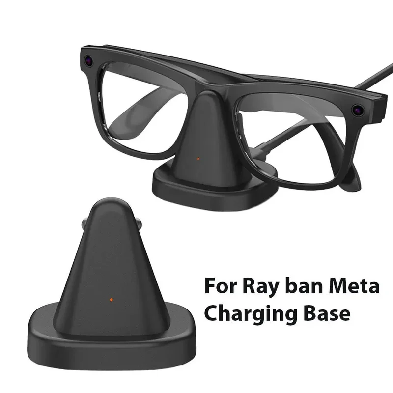 Smart AI Glasses Base Charging Dock For Ray Ban Meta Fast Charging Mini Non-slip Portable Charging Dock Smart Accessories