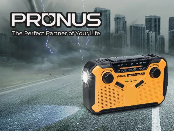 3000mAh Portable Emergency Solar Power Radio Hand Crank Charging AM/FM Weather Radio Led Reading Flashlight Bank Phone Charger