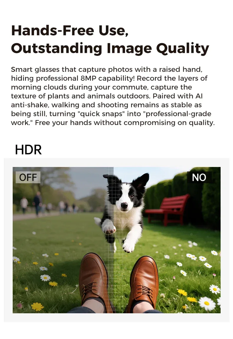 2026 New 800W Camera 3600mAh Portable Charger Smart Glasses 100+language Translation Bluetooth Call Music Player AI Chat Glasses