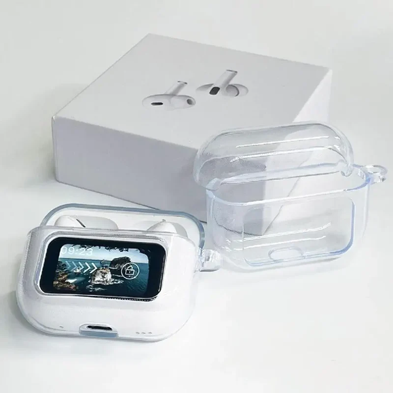 For A9 Pro Headset Case Earphone Case For Airpods Protective Cover Anti-Fall Shockproof Dustproof Transparent Silicone Case