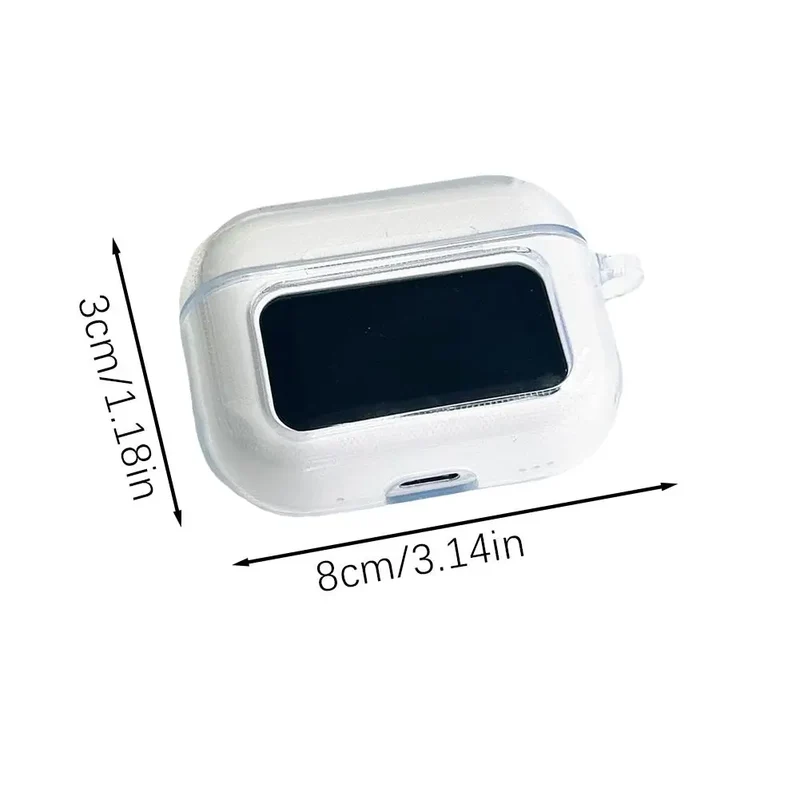 For A9 Pro Headset Case Earphone Case For Airpods Protective Cover Anti-Fall Shockproof Dustproof Transparent Silicone Case