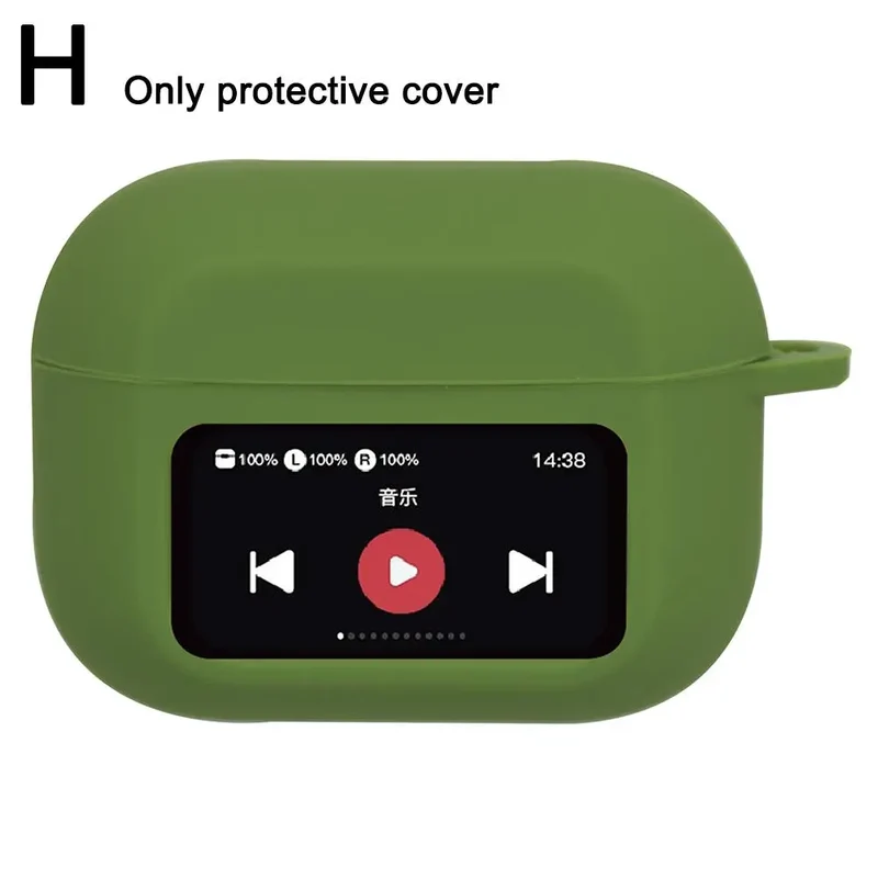 For A9 Pro Headset Case Earphone Case For Airpods Protective Cover Anti-Fall Shockproof Dustproof Transparent Silicone Case