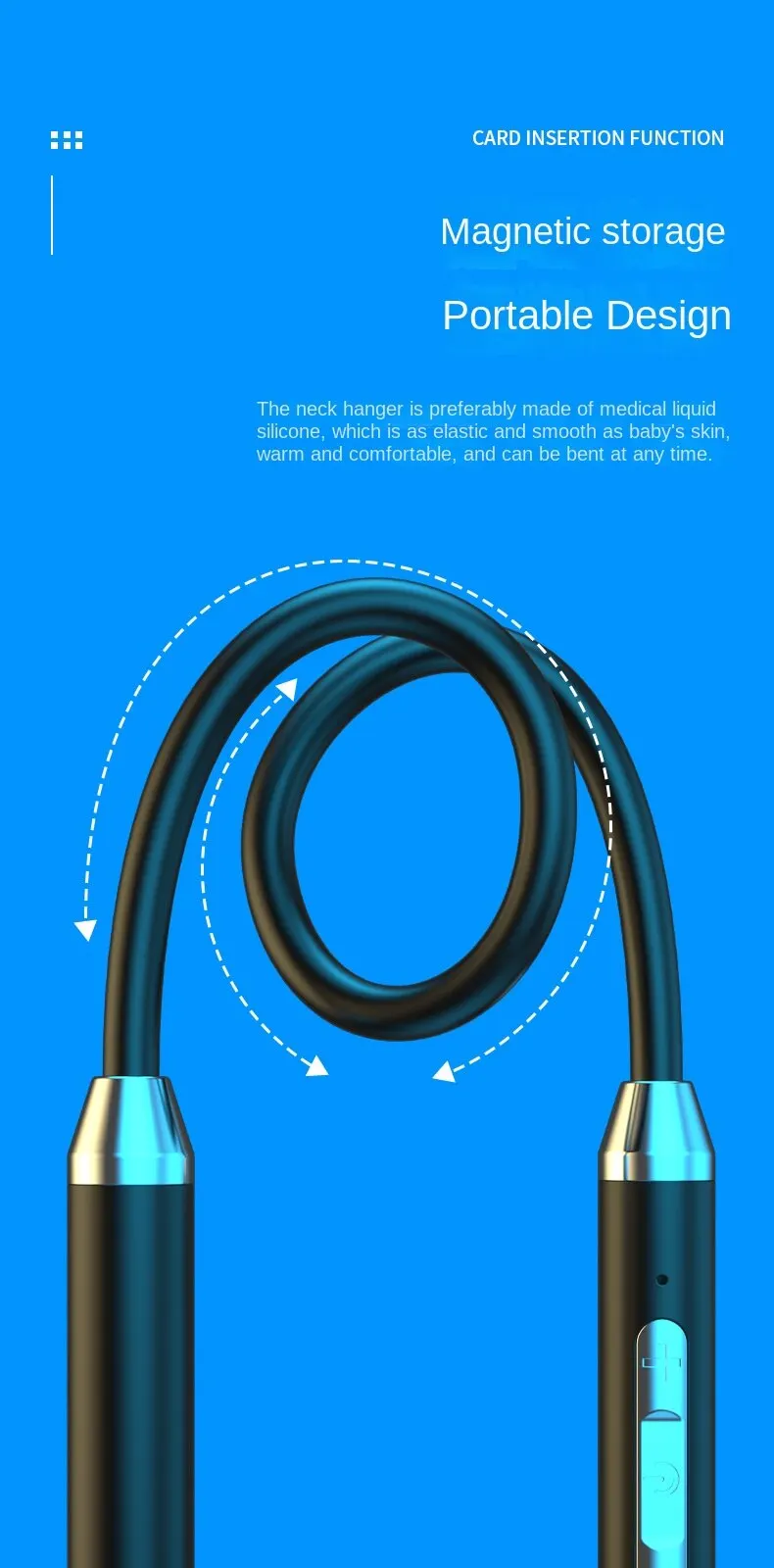 9D Bluetooth Earphones Wireless Headphones Magnetic Sport Neckband Neck-hanging TWS Earbuds Wireless Blutooth Headset with Mic
