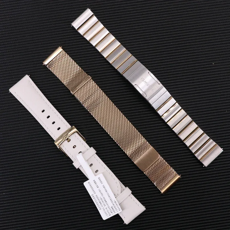 Original 18mm Watch Strap for Huawei GT6 GT5 41mm Leather Strap GT4 41mm FKM Sport Band for GT5pro 42mm Women Calf Leather Band