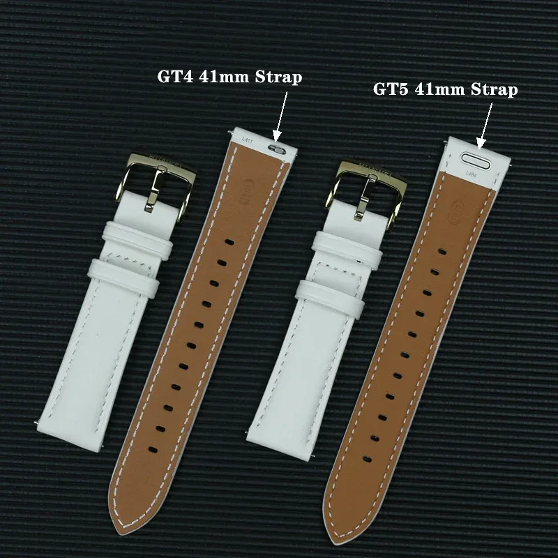 Original 18mm Watch Strap for Huawei GT6 GT5 41mm Leather Strap GT4 41mm FKM Sport Band for GT5pro 42mm Women Calf Leather Band