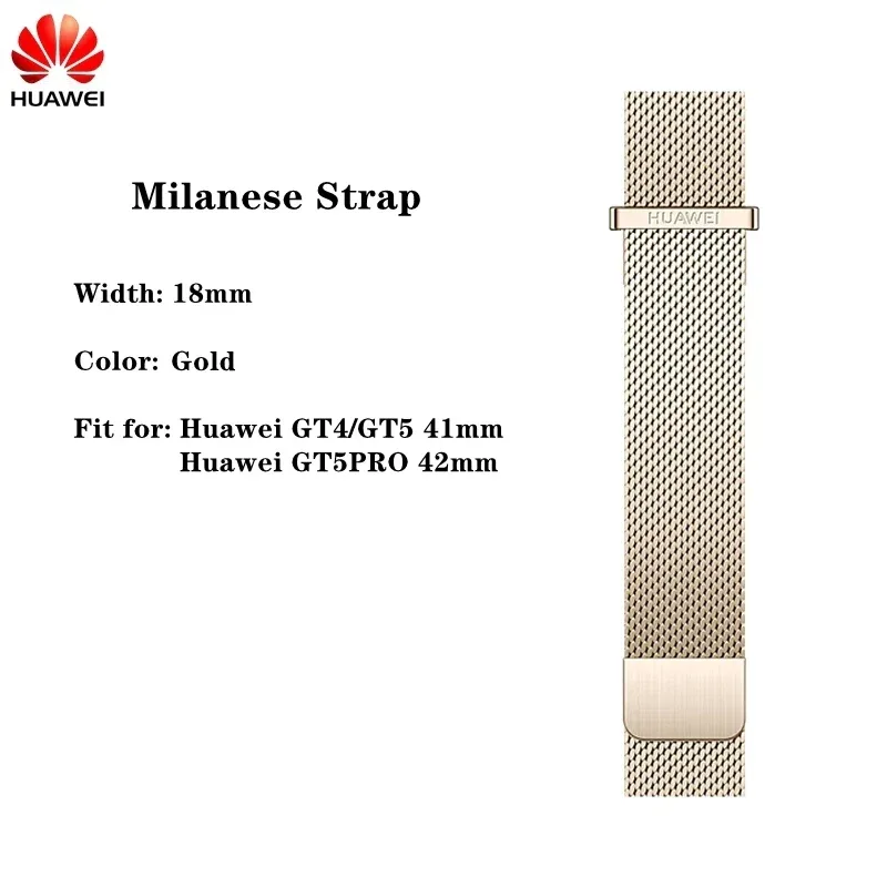 Original 18mm Watch Strap for Huawei GT6 GT5 41mm Leather Strap GT4 41mm FKM Sport Band for GT5pro 42mm Women Calf Leather Band
