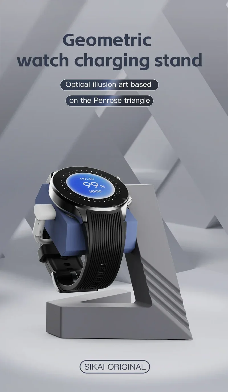 Watch Charging stand For OPPO WatchX/Oneplus Watch2 Smart Watch Dock Holder Charger Stand With OPPO WatchX Cable