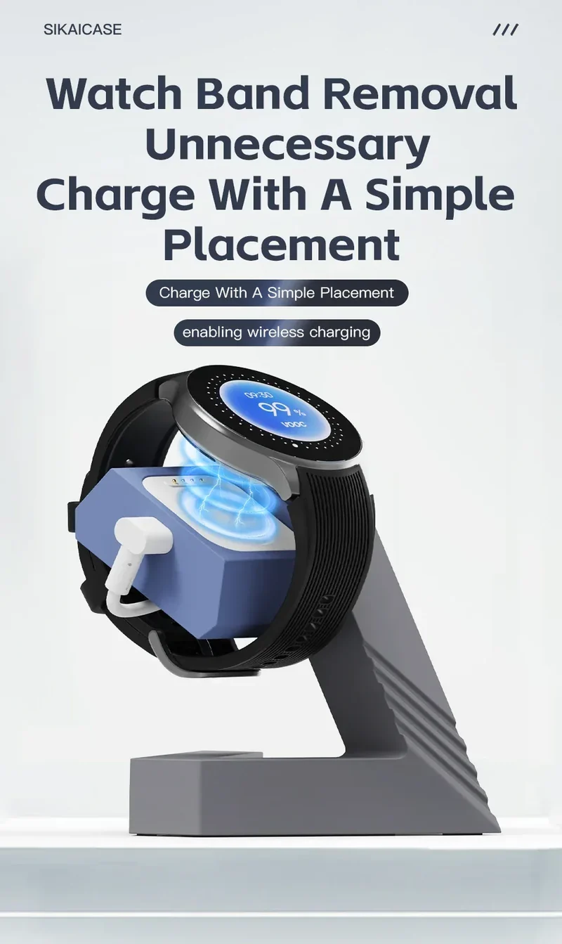 Watch Charging stand For OPPO WatchX/Oneplus Watch2 Smart Watch Dock Holder Charger Stand With OPPO WatchX Cable