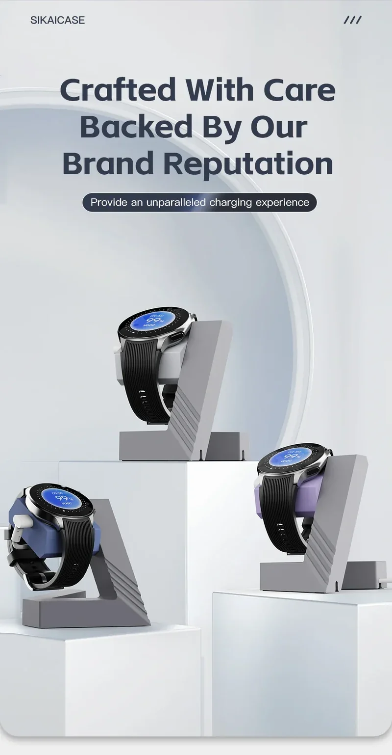 Watch Charging stand For OPPO WatchX/Oneplus Watch2 Smart Watch Dock Holder Charger Stand With OPPO WatchX Cable