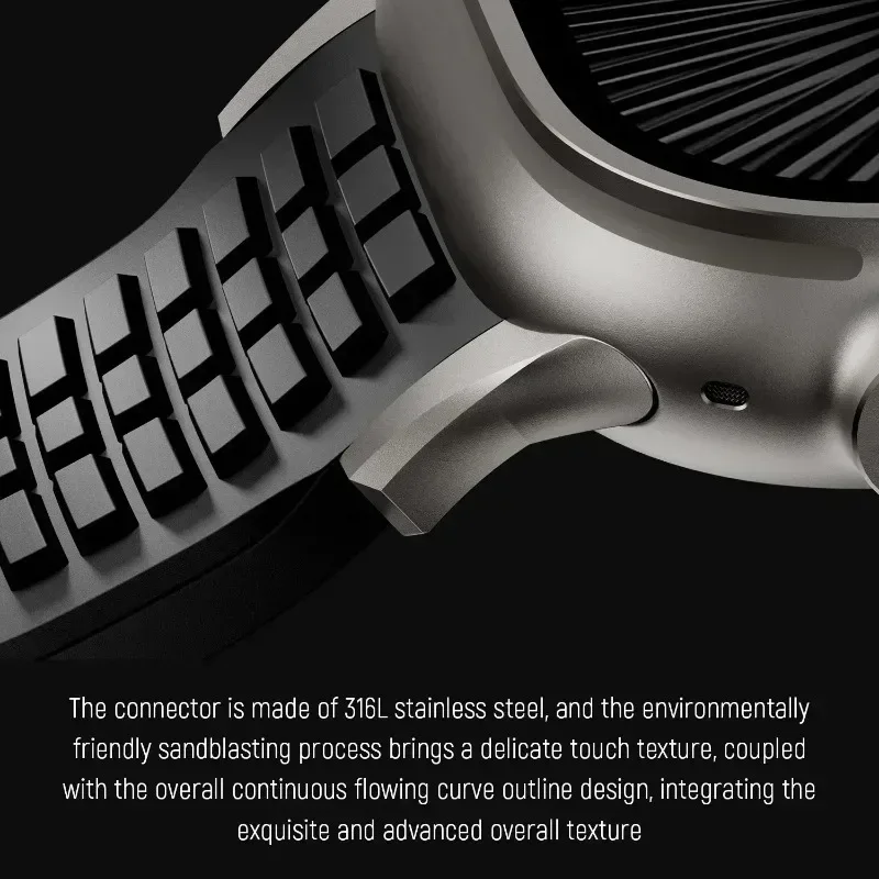 Silicone Band for Apple Watch Ultra 3/2 49mm Strap Men Sport Bracelet for Iwatch 11 10 9 8 7 6 5 Se 46mm 45mm 44mm Watchband