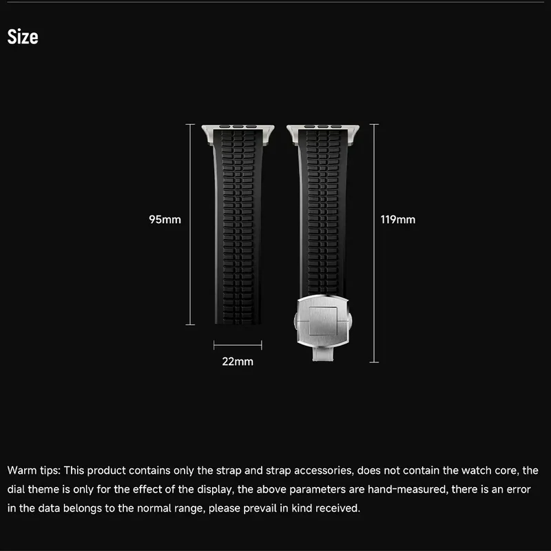 Silicone Band for Apple Watch Ultra 3/2 49mm Strap Men Sport Bracelet for Iwatch 11 10 9 8 7 6 5 Se 46mm 45mm 44mm Watchband